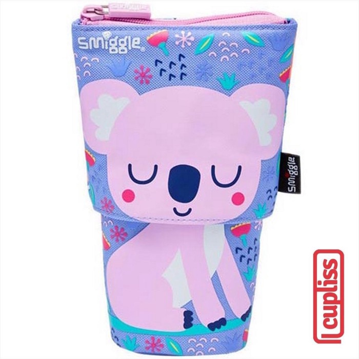 

Tepak Smiggle Pencil Case 446316 Slide Stand Animal Koala Lilac