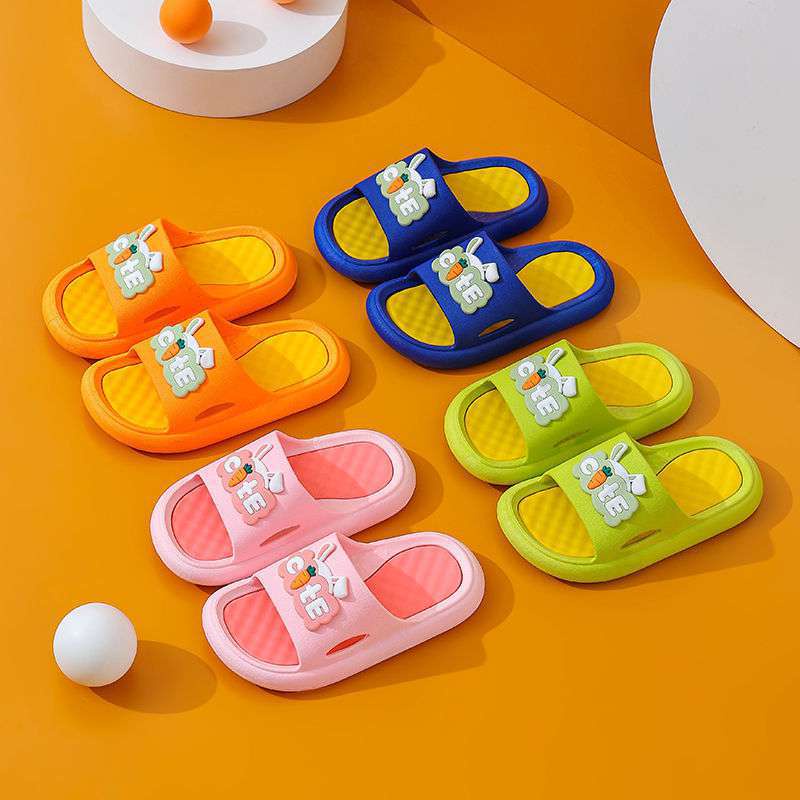 HappyOliver CUTE CARROT Sandal Anak Laki Laki Bahan Karet Model Lucu 2-6 Tahun