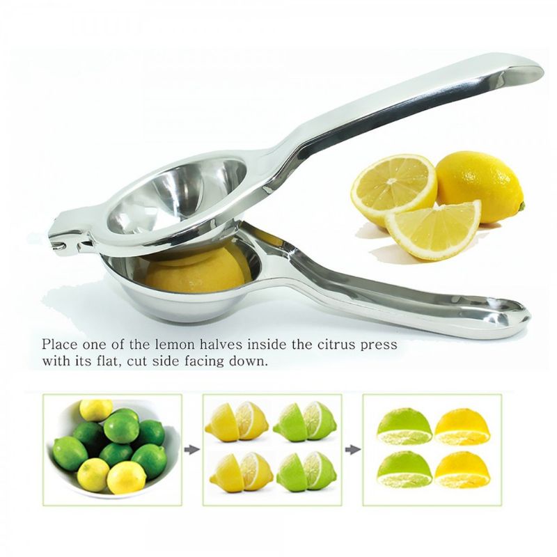 ALAT PERAS JERUK LEMON STAINLESS STEEL SQUEEZER ALAT PEMERAS JERUK LEMON