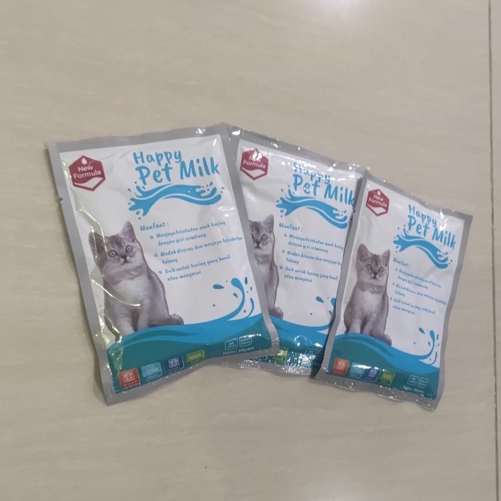 Happy Pet Milk Susu Kucing 1 Sachet