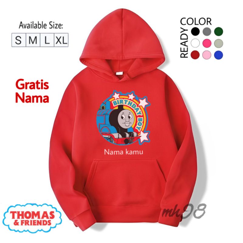 Hoodie thomas/Sweater thomas/Jaket thomas and friends/Thomas and friends/ Sweater Hoodie Jeket Anak 