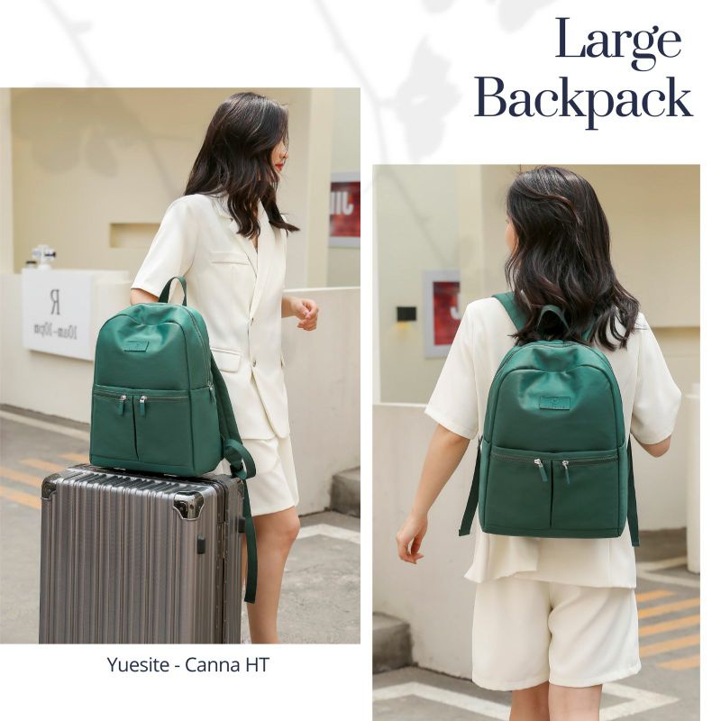 TAS RANSEL BACKPACK WANITA IMPORT YUESITE CANNA CYUTEBAGS