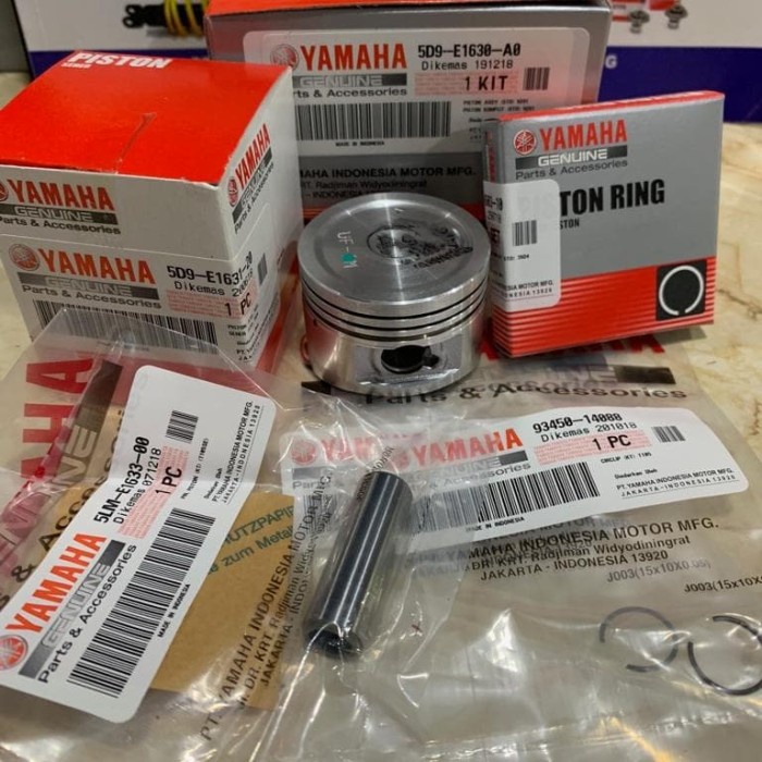 Piston Mobil Piston Kit Ring Set Vega Zr New Jupiter Z Asli Ori Yamaha 5D9-E1630-A0
