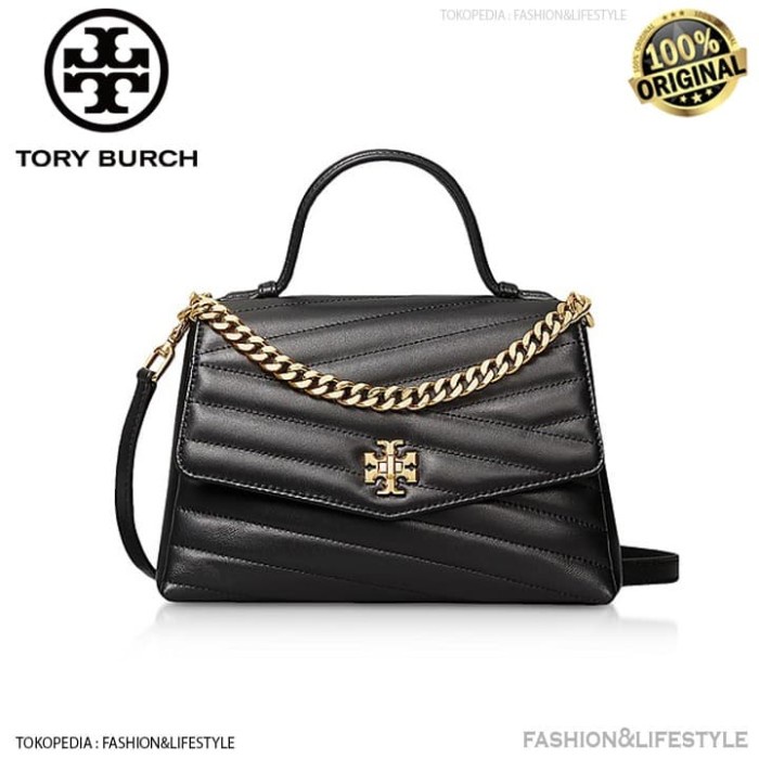 Tory Burch Kira Chevron Top Handle Satchel Bag Original 100% Authentic