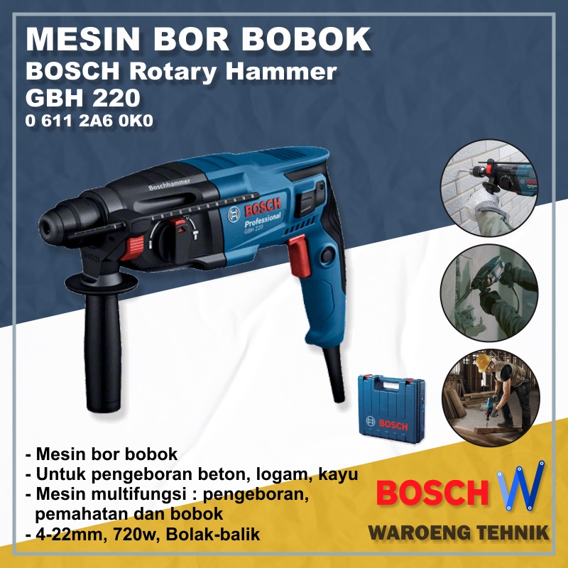 Jual Bosch Gbh Rotary Hammer Sds Plus A K Shopee Indonesia