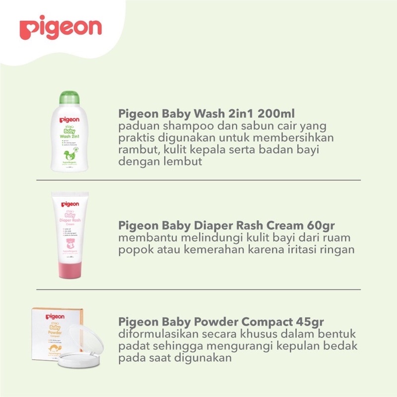 Pigeon Toiletries Gift Set Peralatan Mandi Bayi Cocok Untuk Kado