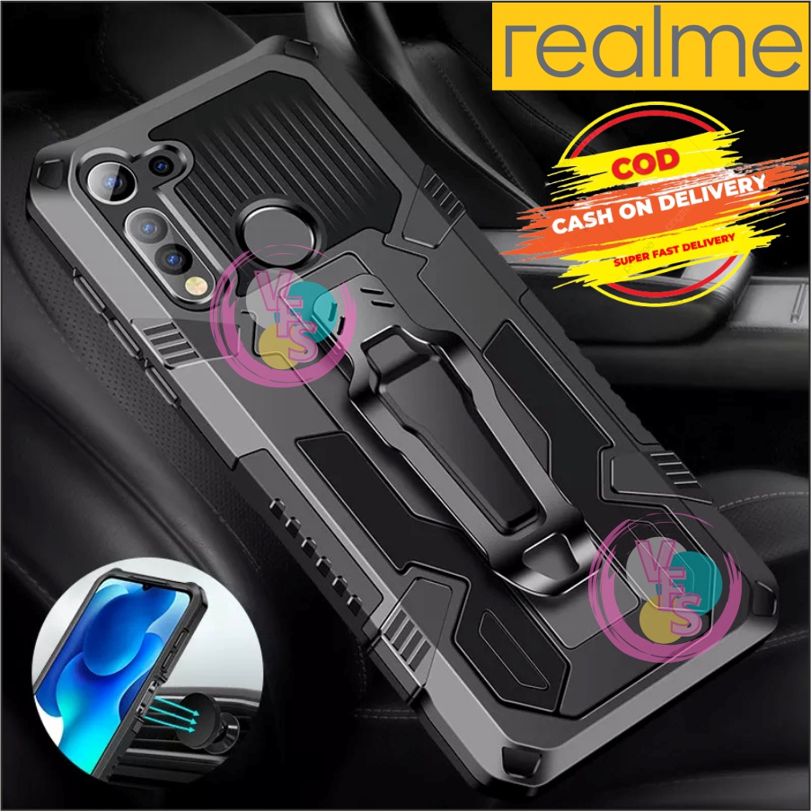 Realme 5 5I C3 5Pro Realmi 6 Pro Relmi 6Pro 6i Relme Rilmi Rilme 5S Hard Case Belt Clip Robot Transf