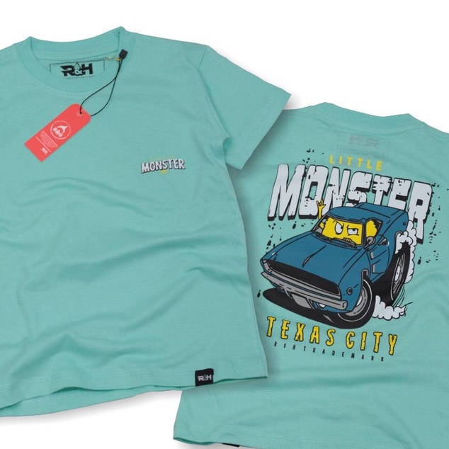 Setelan Kaos Distro Anak Celana Jeans Pendek Usia 3-12 Tahun By H22Story