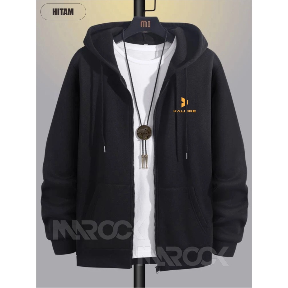 Hoodie Pria Distro Zipper - Jaket Sweater Hoodie Pria Kalibre