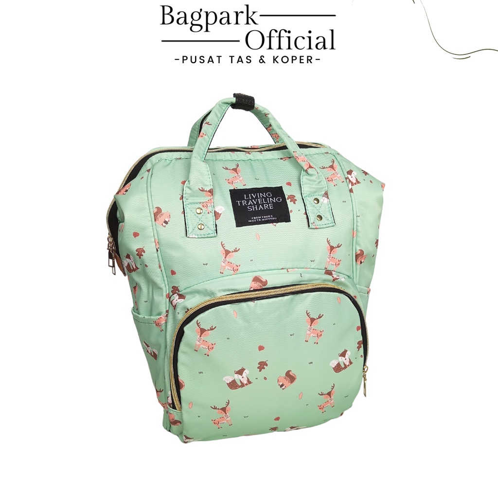 TAS RANSEL BAYI MULTIFUNGSI DIAPER BAG IMPORT BACKPACK TAS IBU DAN ANAK SERBAGUNA TERMURAH TAS SUSU BEKAL ANAK