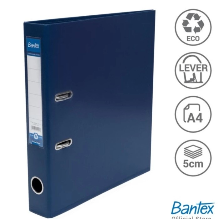 

Odner Bantex A4 Small 5Cm Biru (Blue) # 1451V01 Harga Promo Terbatas