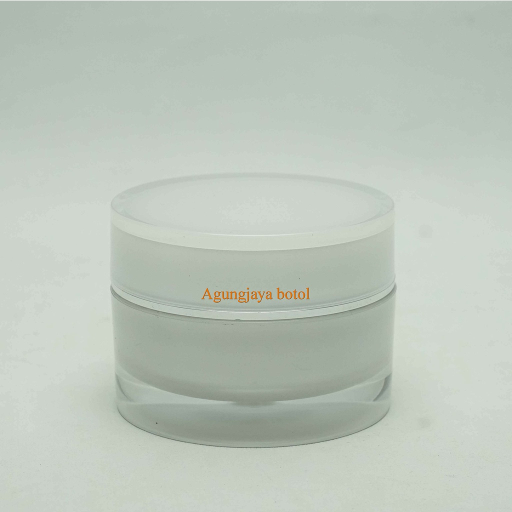 Pot Cream 30 Gr Bulat / Pot Acrilic / Pot Kosmetik / Pot Salep / Pot Krim / Pot 30 Gr