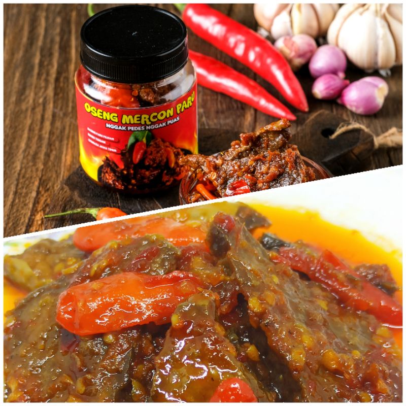 

Oseng mercon paru sapi