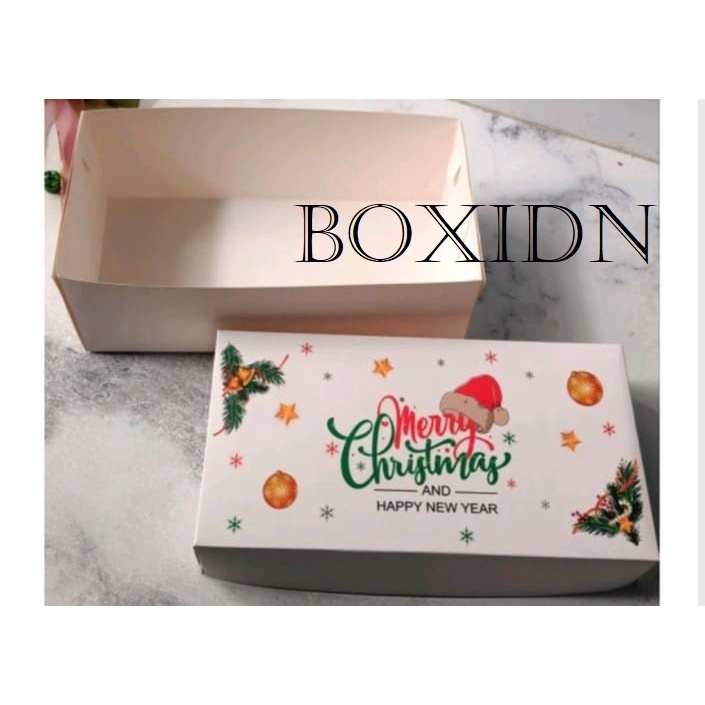 

Box Natal 22x11 x7cm Box Natal 2 toples 350gr kotak Box Natal Bolu