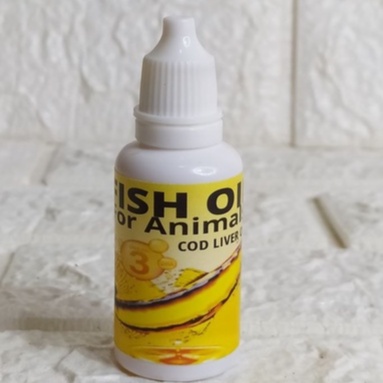 Minyak Ikan 100% Fish Oil 20ml Kucing Dan Anjing FEFARM