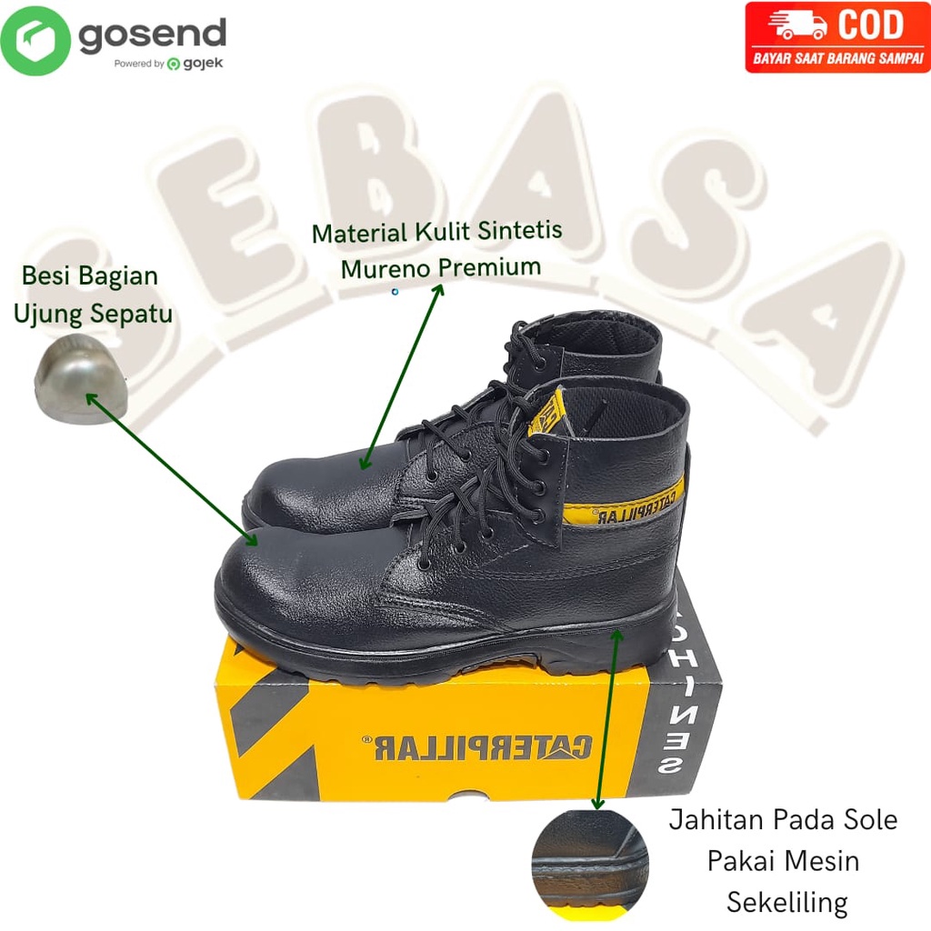 sepatu safety sebasa pelindung sepatu kerja