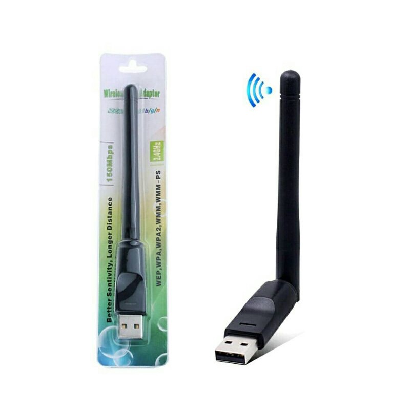 USB Wifi Dongle MT7601 Wireless Adaptor Receiver Untuk STB/Set Top Box/PC/Laptop