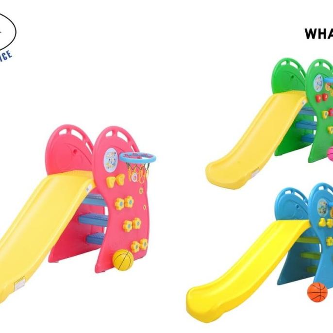 Perosotan Anak Labeille Whale Slide Mainan Anak KC1002 stock ada