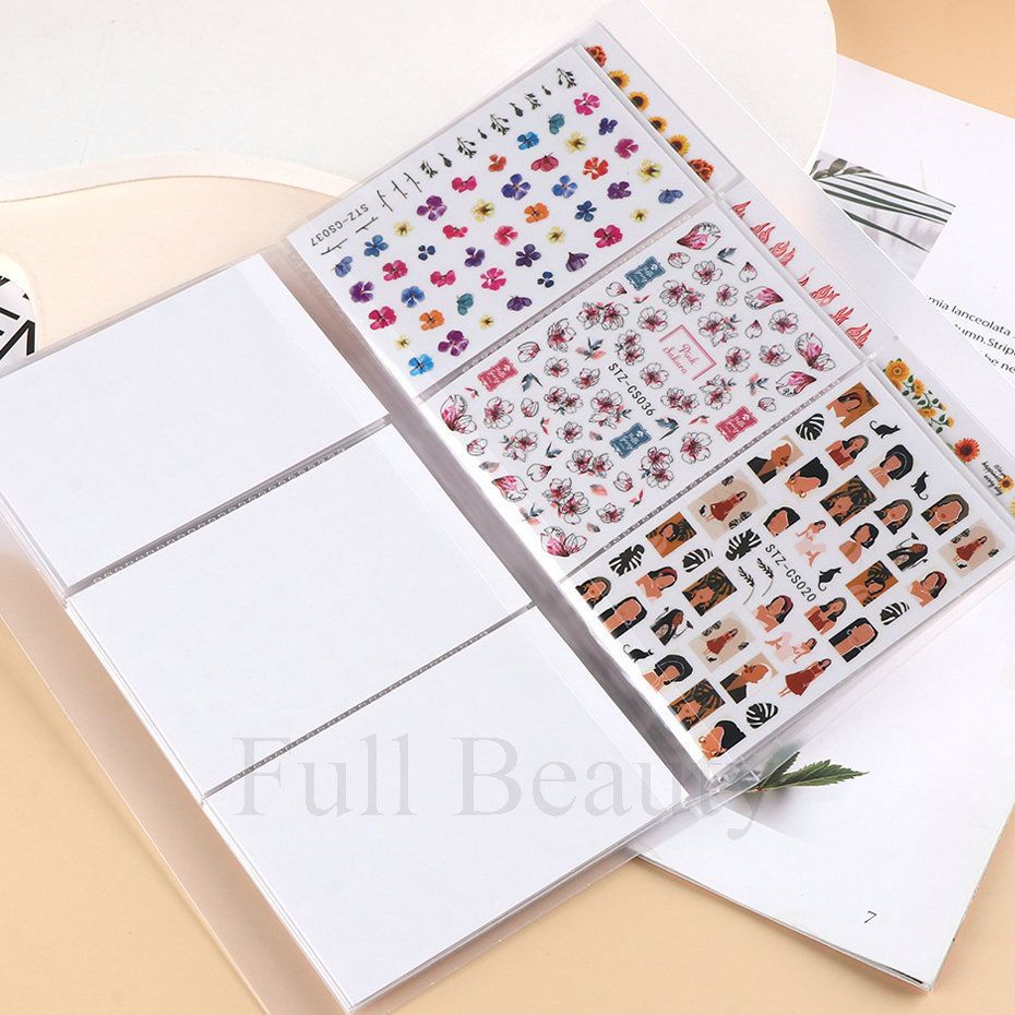 STICKER BOOK NAIL ART / BUKU SIMPAN STIKER KUKU AGAR TAHAN LAMA / FILE NAIL STICKER