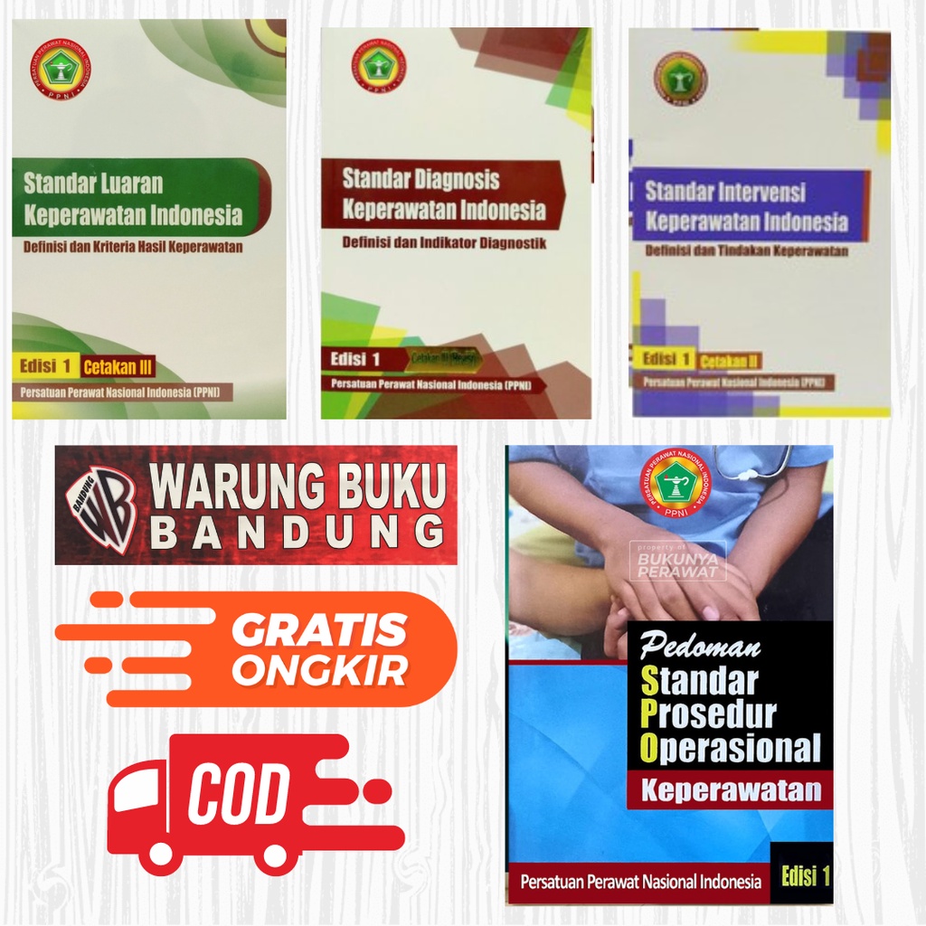 Jual Paket 4 Buku Ppni Terbaru Sdki Siki Slki Dan Pedoman Standar