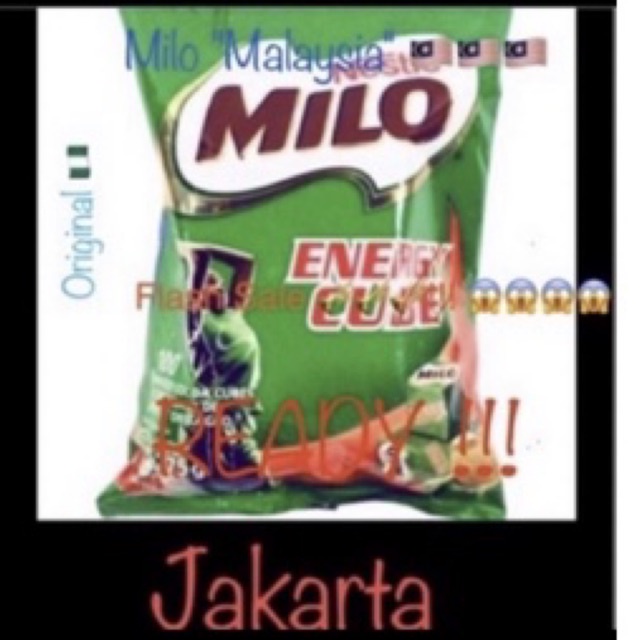 [Ready] Milo cube 100 Nigeria / Milo cubes isi 100 Malaysia original Import