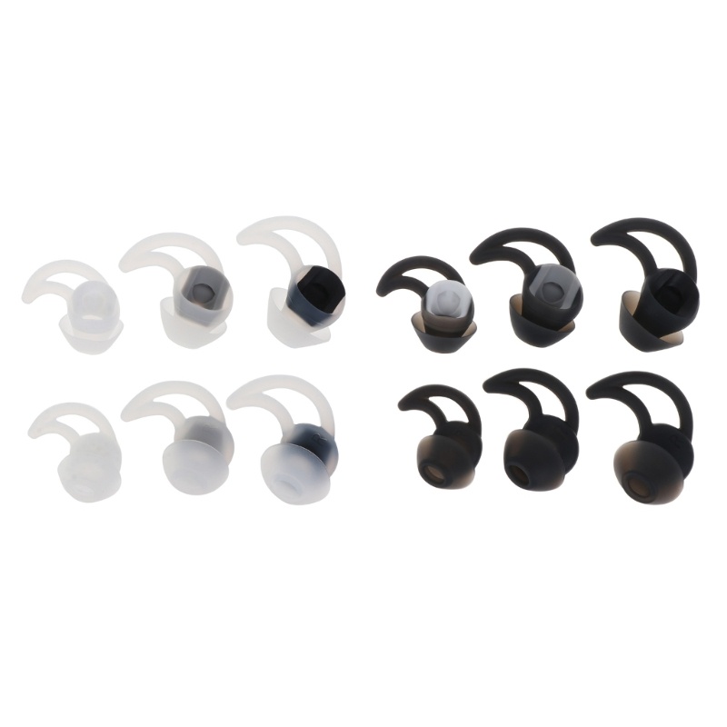 Bt Pengganti Silicone Tips Earhook Untuk Bose Sound Sport Earbuds Wireless QC20 QC30 Isolasi Kebisingan Di Earphone Telinga