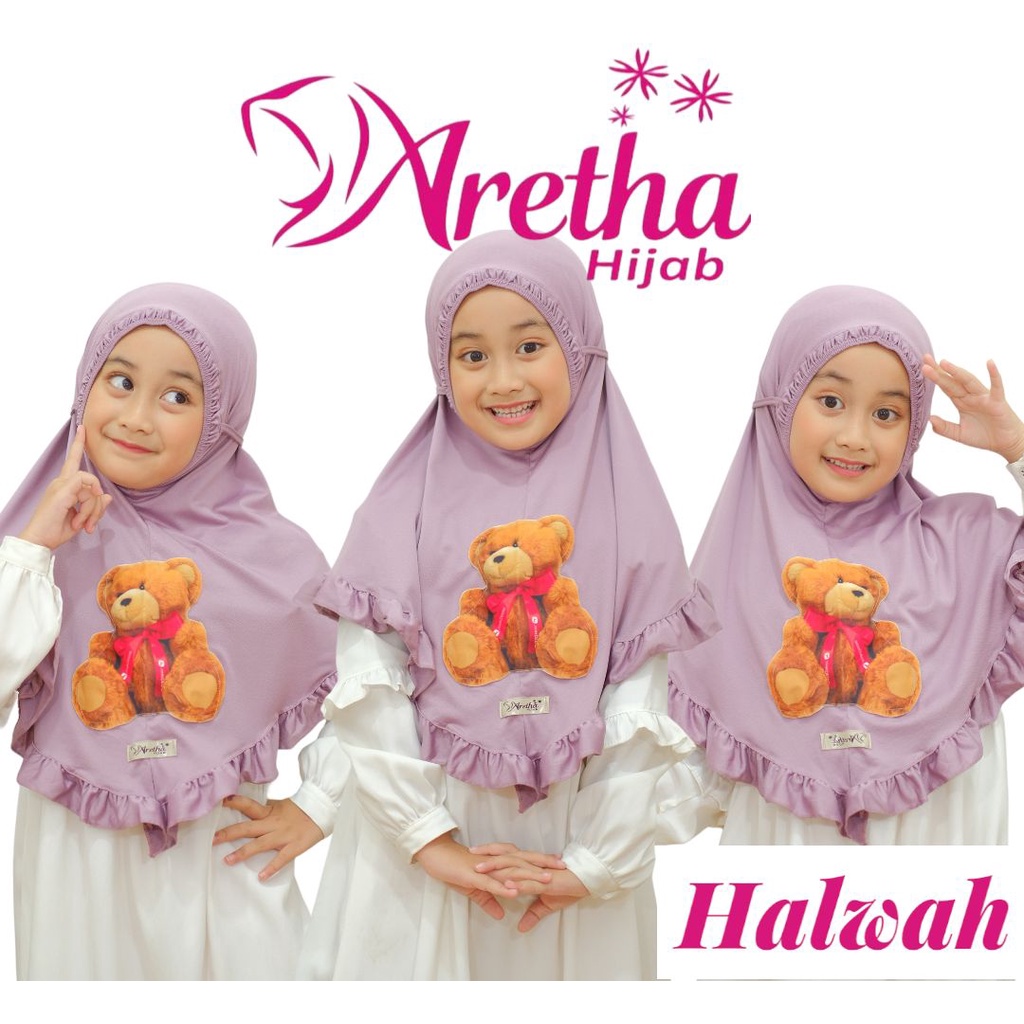 HIJAB INSTAN ANAK HALWAH ORI ARETHA