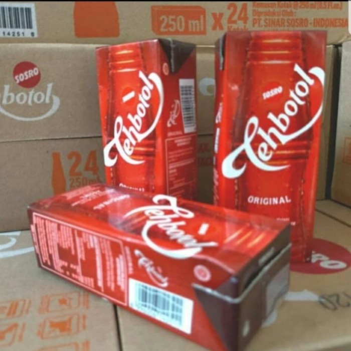 

TEH BOTOL SOSRO KOTAK 250ML 1 DUS 24 PCS / MINUMAN SEGAR