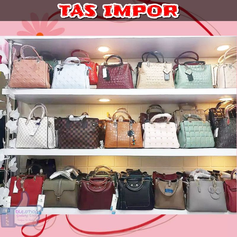 BLESSHOP Tas Impor Tas Fashion Selempang Ransel Tas Batam