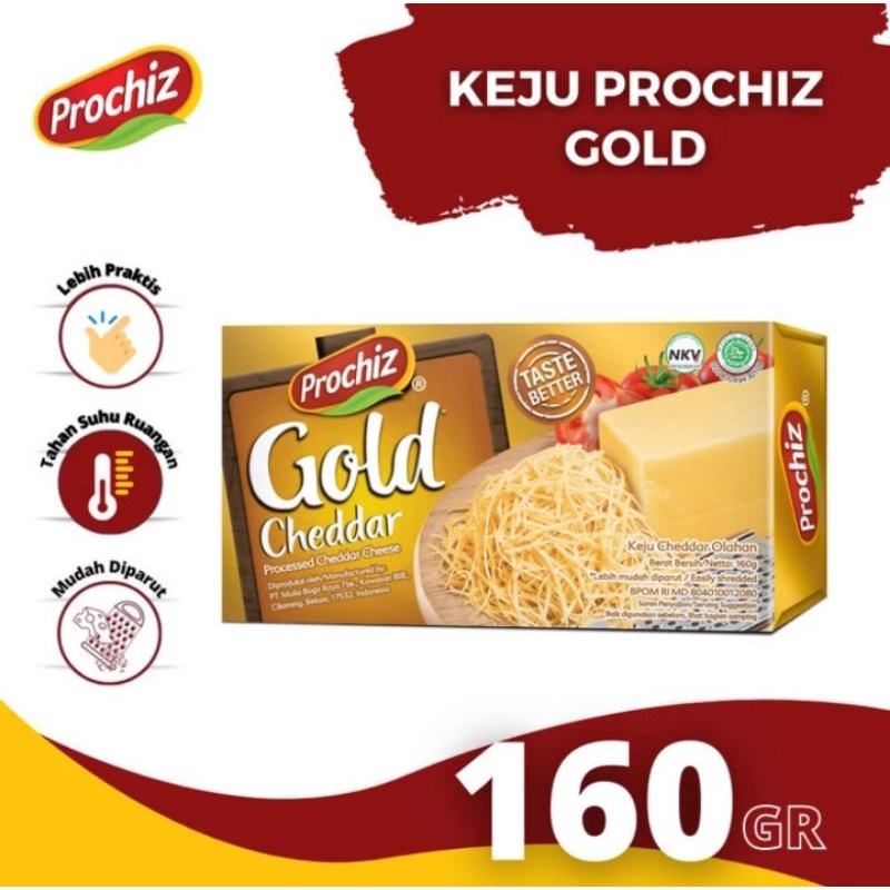 

HALAL PROCHIZ Gold Kemasan 160 gr
