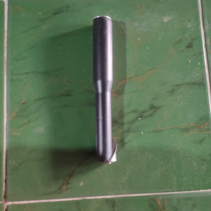 :=:=:=:=] adaptor stem 22.2 hitam alloy panjang 20 cm
