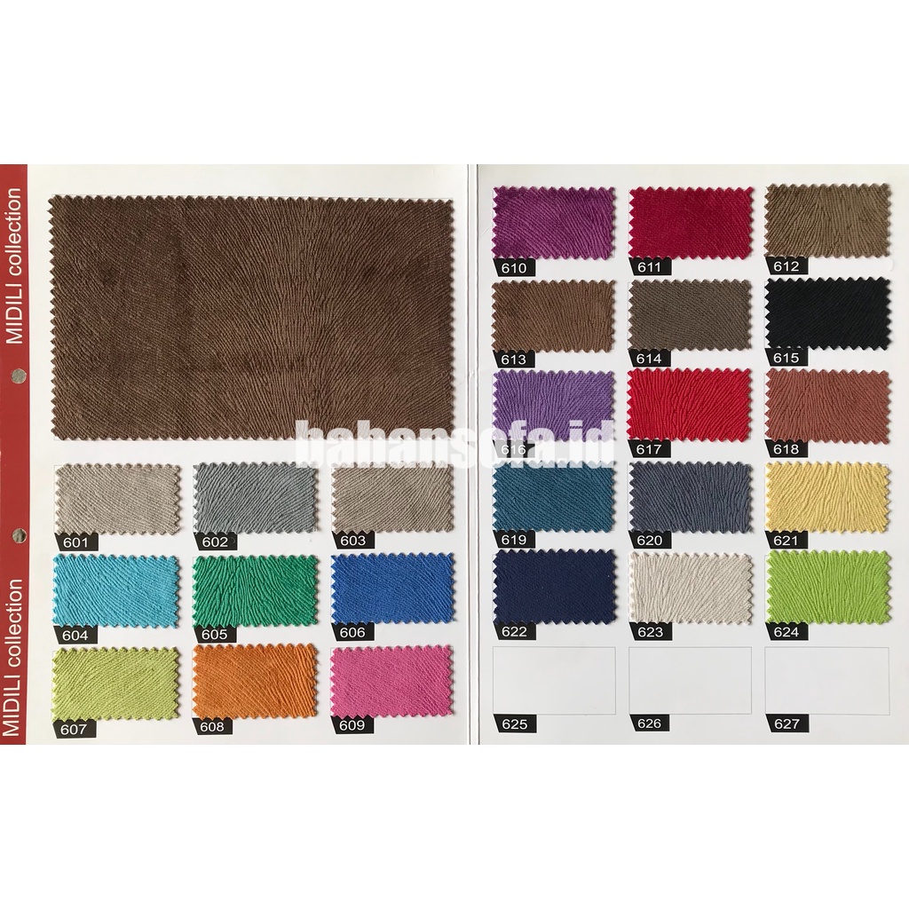 KAIN MIDILI - FABRIC SUEDE UNTUK FURNITURE SOFA KURSI DAN LAINNYA JunDW
