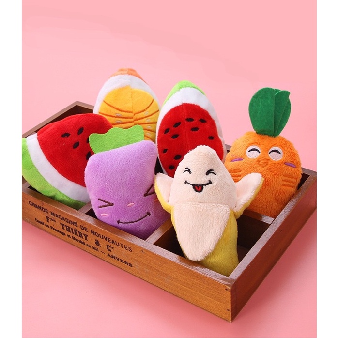 Mainan anjing berbunyi / dog toy Fruits