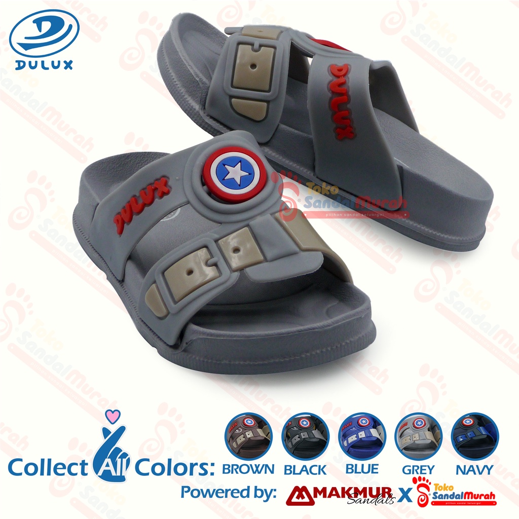 Toko Sandal Murah-Sandal Anak Laki-laki/Sandal Slop Anak Karakter/Sandal Bahan Karet/Sandal Anak Laki-laki Uk 24-29 [Tk Sandal Murah M 10 M 362 D]