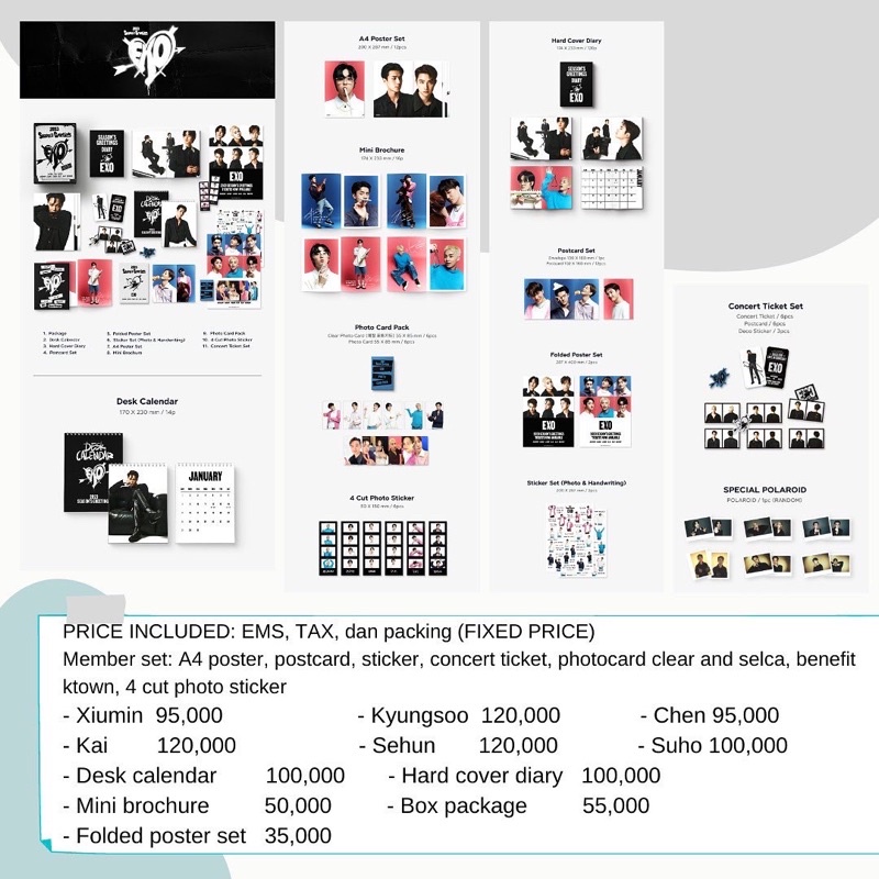 SEASON GREETING SHARING EXO 2023