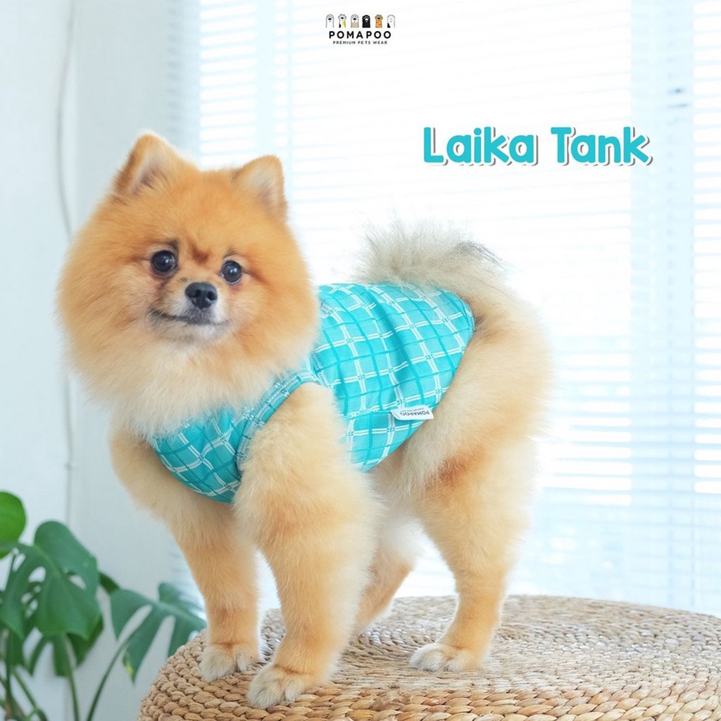 Pomapoo Kaos Laika Tank - Baju Kucing dan Anjing - Dog Cat Pet Shirt