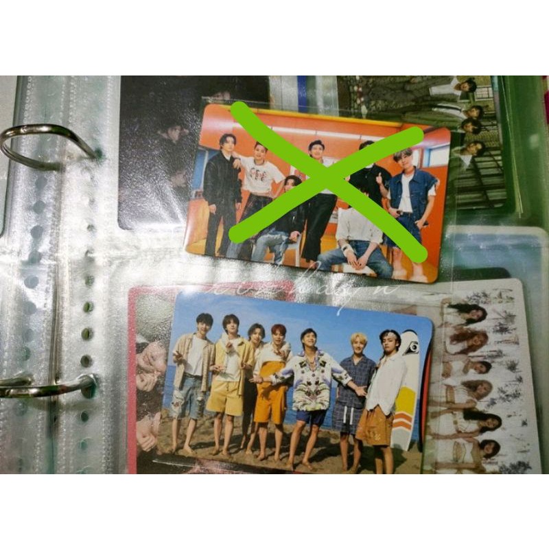 pc photocard Butter cream peach grup bts ot7