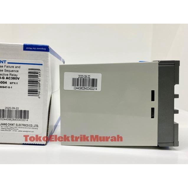 XJ3-G PHASE FAILURE RELAY & PHASE SEQUENCE PROTECTIVE RELAY CHINT XJ3G