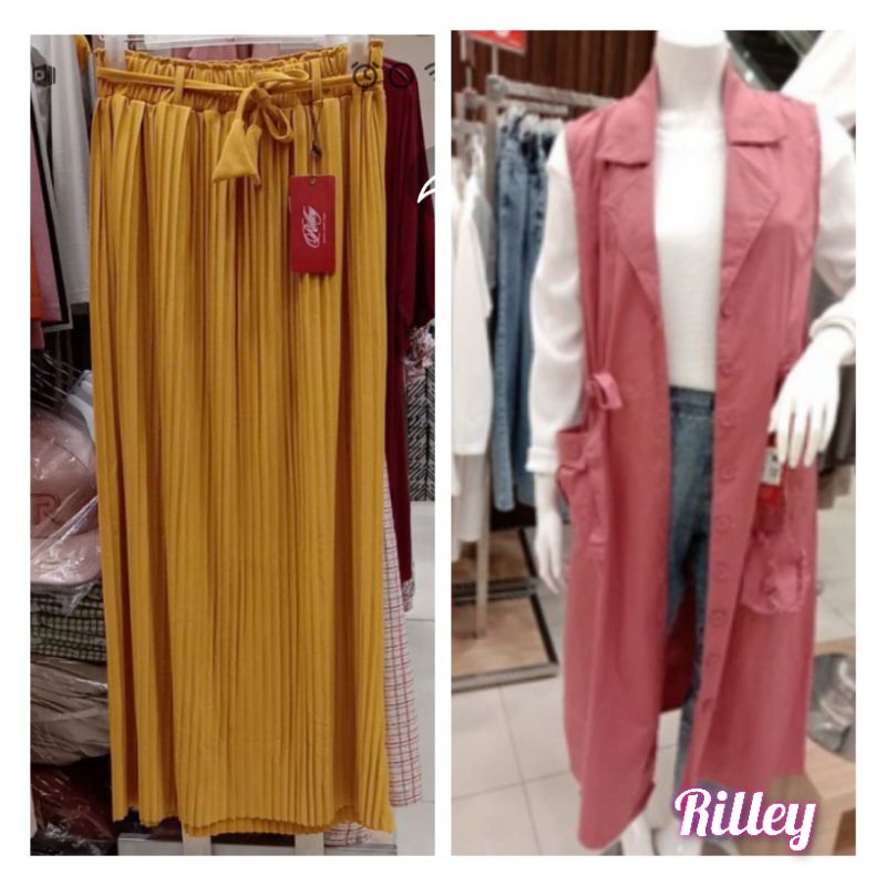 Rilley - Overall, Rok, Cardigan Wanita