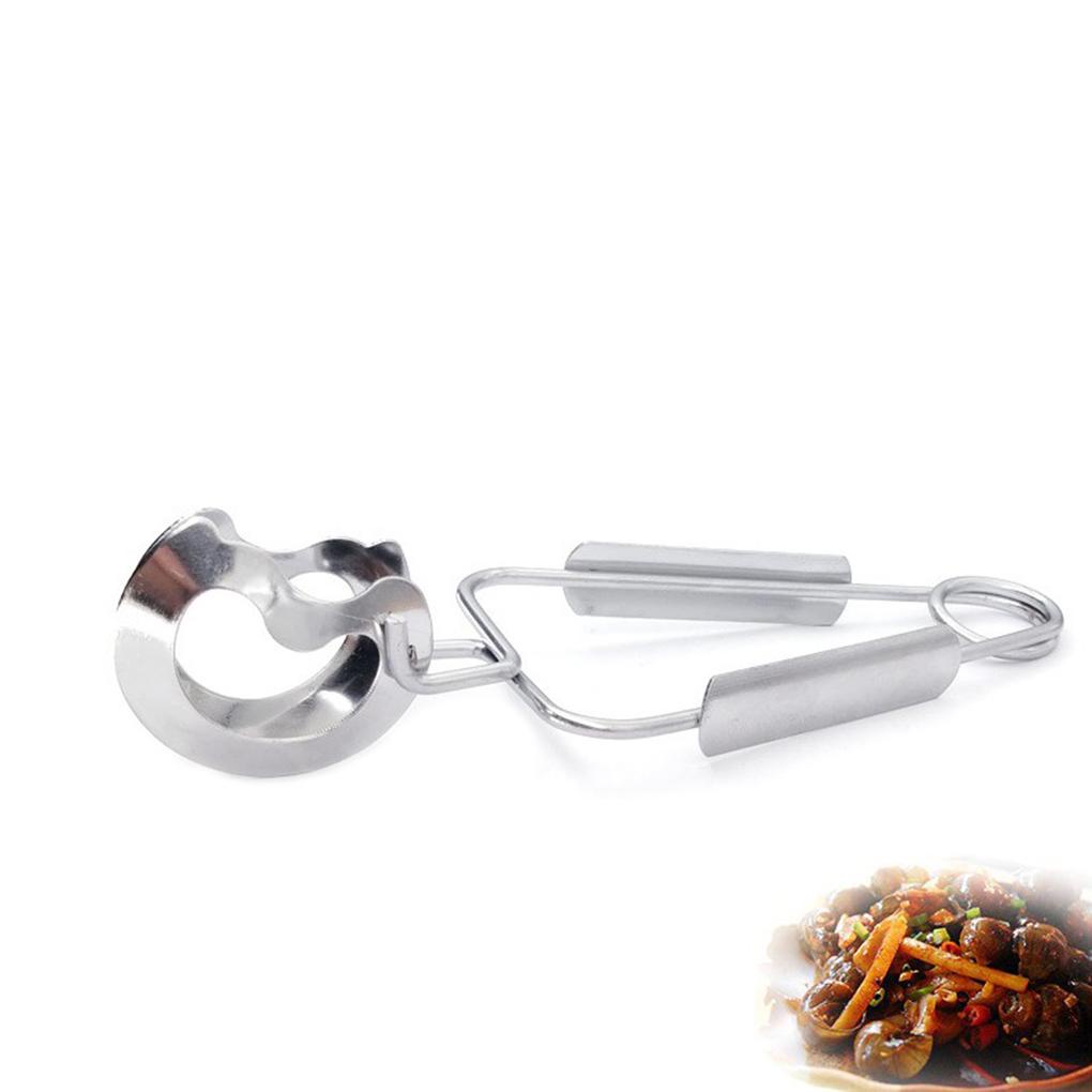 Snail Escargot Seafood Tong Stainless Penjepit Saji Makanan Snail Clip Perlengkapan Restoran