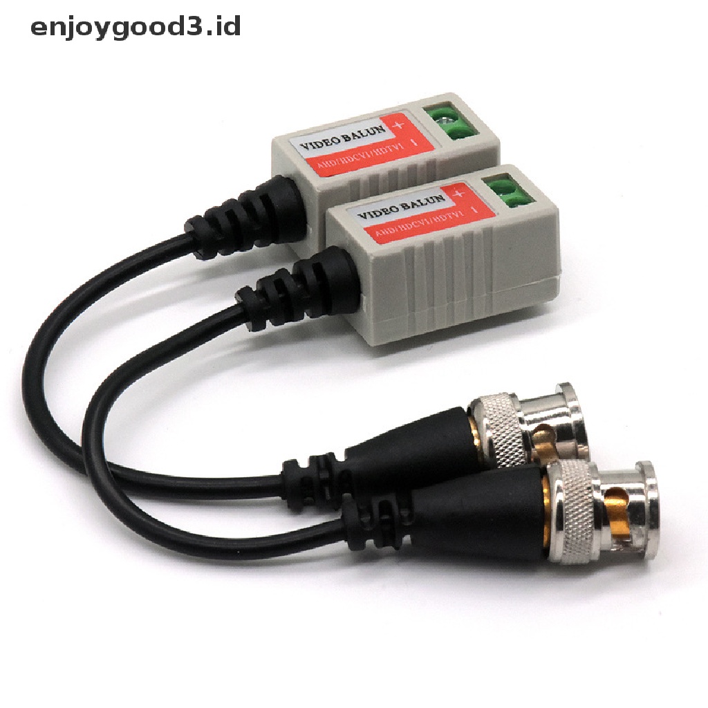 2pcs AHD / CVI / TVI BNC Video Balun Pasif Transceivers UTP CAT5 Kabel Twisted