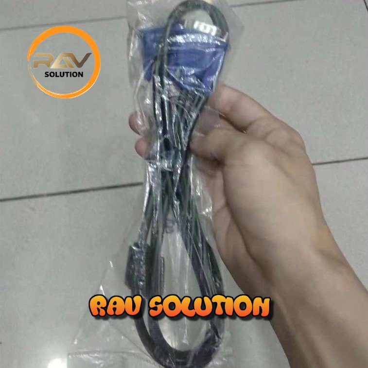 KABEL VGA 1.5M Terbagus Biru /VGA kable / vga to vga male  - RAV SOLUTION