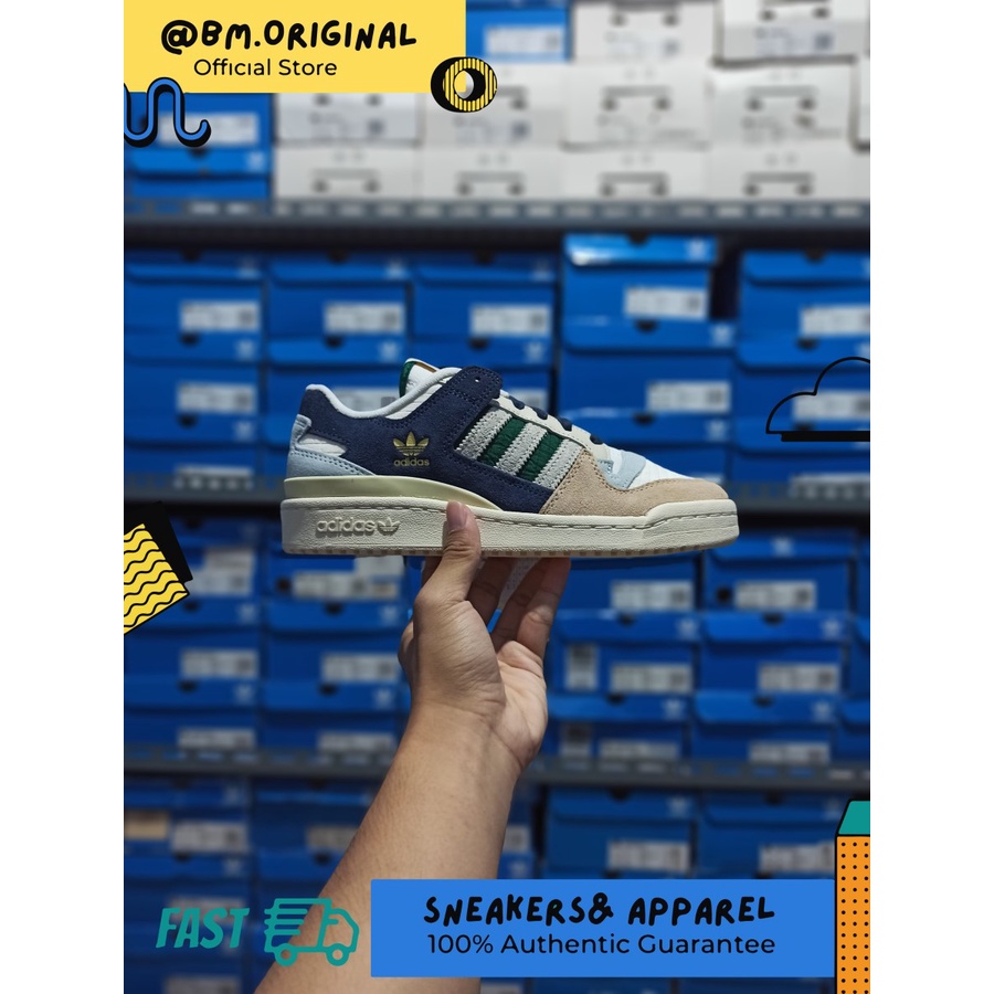 Adidas Forum 84 Low CL White Collegiate Green ORIGINAL GW4332