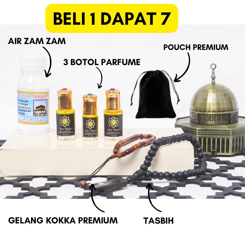 (BISA COD) Minyak Parfum Kasturi Asli Original 100% - Athar Kasturi
