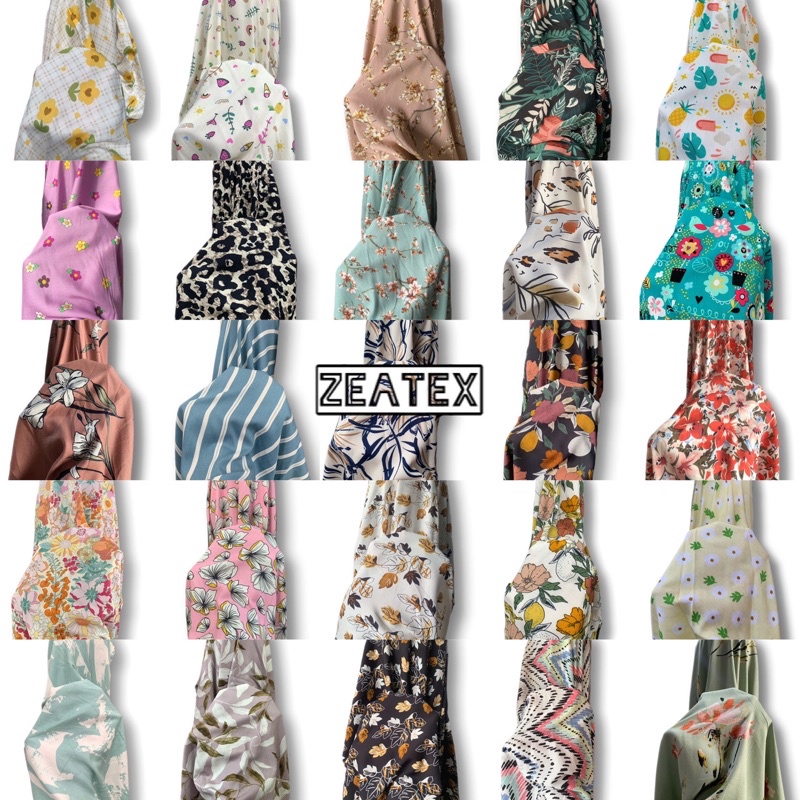 PROMO KAIN KATUN RAYON VISCOSE PREMIUM - GRADE A SUPER LEMBUT TEBAL