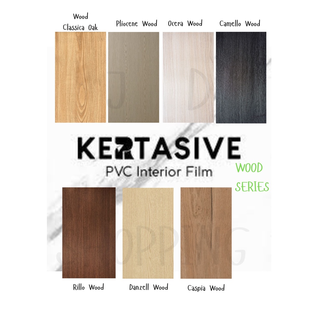 KERTASIVE PVC INTERIOR FILM - WOOD SERIES 2 (METERAN) (ROLL)