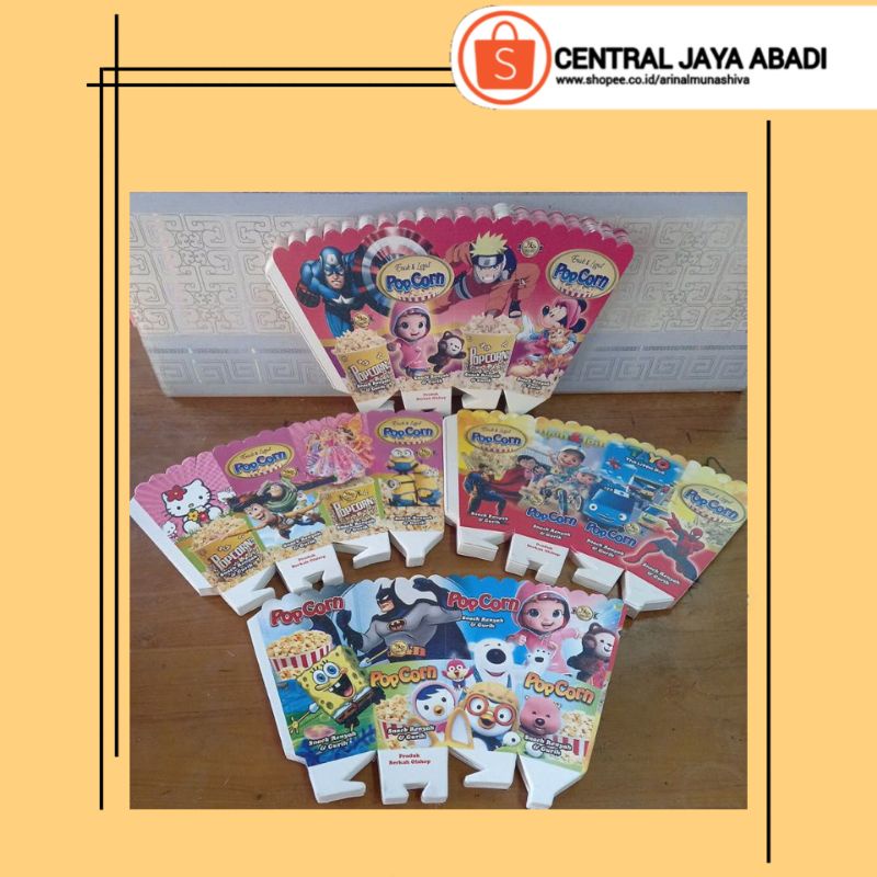 

100 LEMBAR KERTAS POPCORN 12 × 6 BAHAN IVORY PUTIH HIGH QUALITY DUS POP CORN BOX POPCORN KOTAK POPCORN KEMASAN POP CORN PRODUK TERBARU KUALITAS TERBAIK | CENTRAL JAYA ABADI 5830