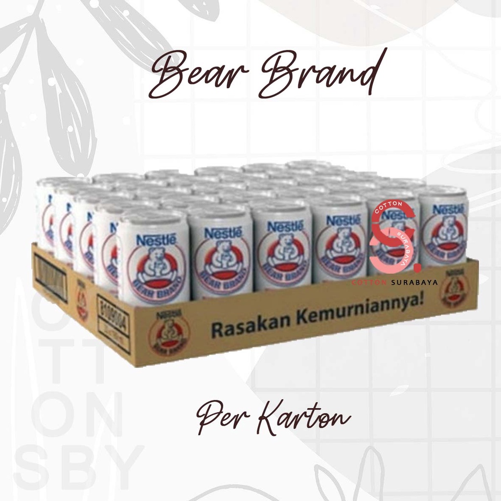 

[ 1 KARTON ISI 30 KALENG ] BEAR BRAND BEARBRAND 189ML