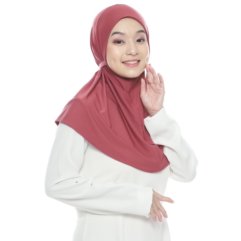HIJAB BERGO NON PAD TALI M/ HAMIDAH SIZE M/BERGO INSTAN/JILBAB JERSEY/BERGO SPORT