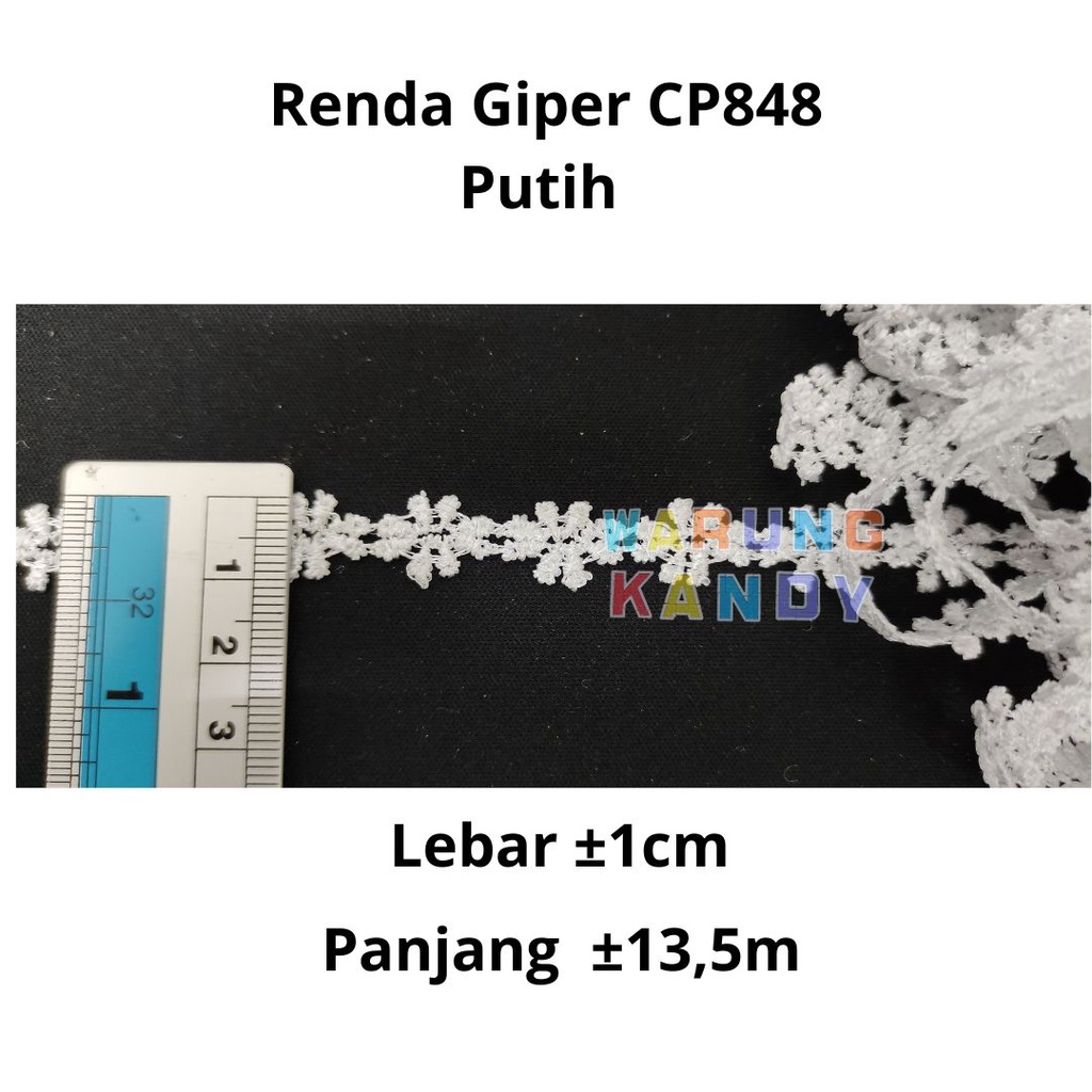 Renda Giper  CP848/1033  Putih